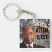ALLEN WEST Key Chain Acrylic Key Chains