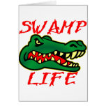 Alligator Swamp Life Greeting Cards