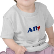 Ally with Heart T Shirt