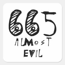 Almost Evil Stickers