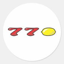 Almost Round Stickers