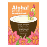 Aloha Summer Party Luau Invitation invitations