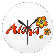 Aloha Wall Clock
