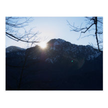 Alpen Bayern Sonnenuntergang Postkarten