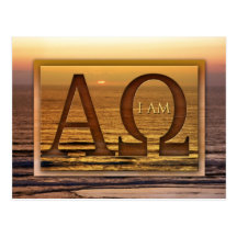 Alpha and Omega Post Card