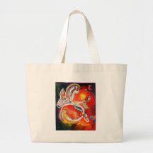 Alpha Dancing with Omega Canvas Bag