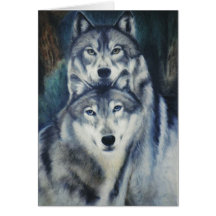 "Alpha Pair" Greeting Card