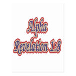 Alpha Revelation 1:8 Post Cards