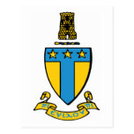 Alpha Tau Omega Colour Crest Postcard