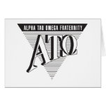 Alpha Tau Omega Name and Letters Greeting Card