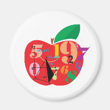 Alphabet Apple Magnets