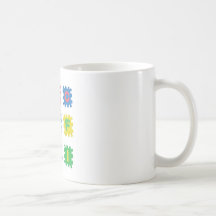 Alphabets A to I Mug