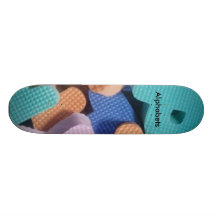 Alphabets Skate Deck