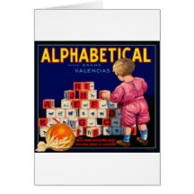 Alphbetical Greeting Cards