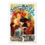 Alphonse Mucha Beer of the Muse Print Photo Art