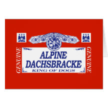 Alpine Dachsbracke Cards