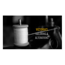 Alteration, Tailor , Tailor, Seamstress Business Card Template