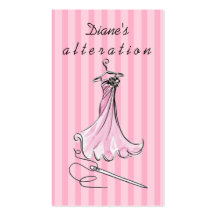 Alterations, Tailoring, Seamstress, Tailor Business Cards