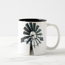 Alternative Energy - Pinwheel Windmill Power Mugs