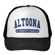Altoona Pennsylvania College Style t shirts Trucker Hats