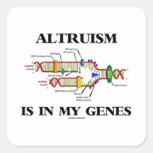 Altruism Is In My Genes (DNA Replication) Stickers