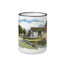 Alviso Farmyard Mug