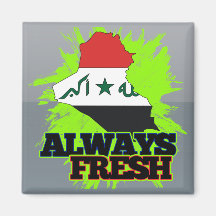 Always Fresh Iraq Fridge Magnets