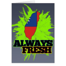 Always Fresh Taiwan Greeting Cards