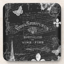 Always Paris Collage Coasters