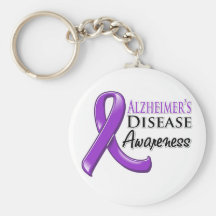Alzheimer’s Disease Awareness Ribbon Key Chain