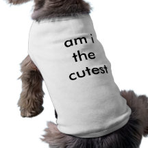 am i the cutest pet tee