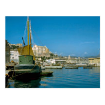 Amalfi coast, Salerno waterfront Post Card