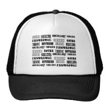Amazing Awesome Excellent Fabulous... Boyfriend Mesh Hats