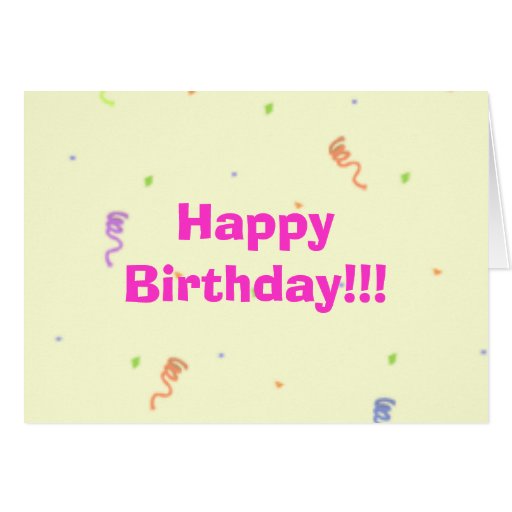 Amazing Birthday Card
