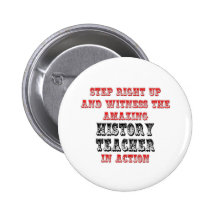 Amazing History Teacher In Action Buttons