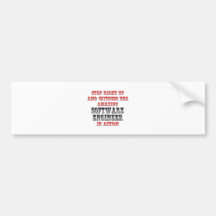 Amazing Software Engineer In Action Bumper Sticker