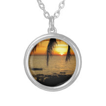 Amazing Sunset at the Beach Pendant