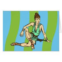 Amazon Women Fantasy Greeting Cards