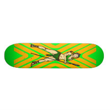 Amazon Women Queen Custom Skate Board