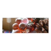 Amber Grapes Bookmark Business Card Templates