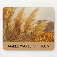 AMBER WAVES OF GRAIN - mousepad