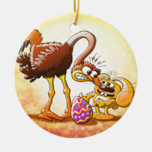 Ambitious Easter Bunny Christmas Ornaments