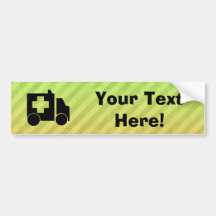 Ambulance Design Bumper Stickers
