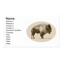 American Bison Business Card Templates