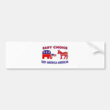 AMERICAN CHOICE.jpg Bumper Sticker
