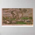 American Civil War Battle of Plattsburg by A. Waud Poster