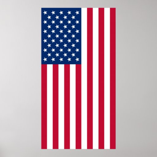 American Flag 2 ft by 4 ft Canvas Print. The best