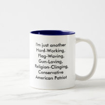 american-flag-2a, I'm just anotherHard-Working,... Mug