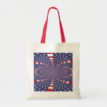 American Flag Abstract Canvas Bags