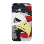 American Flag/Bald Eagle iPhone 4 Case